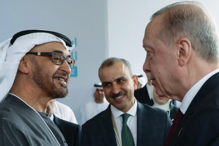 Cumhurbaşkanı Erdoğan, BAE Devlet Başkanı ile görüştü