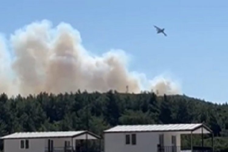 Urla'daki yangın kontrol altına alındı
