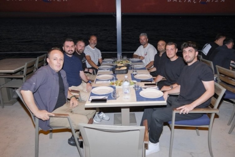 Bursaspor ekibi akşam yemeğinde buluştu!