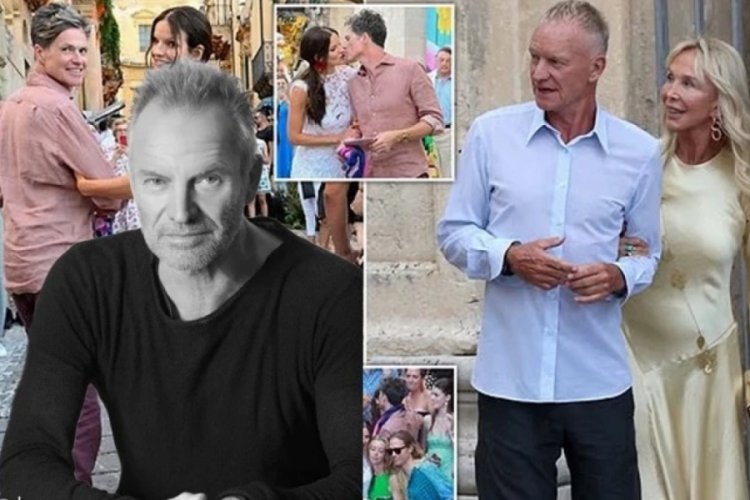 Şarkıcı Sting'in kızı Fuschia İtalya'da evlendi