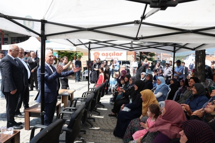 Bursa'dan Domaniç'e tarımsal destek
