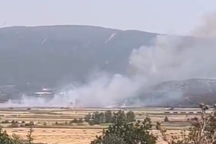 Bursa'da korkutan yangın! Havadan ve karadan müdahale...