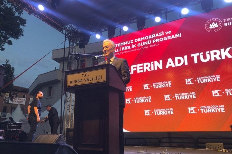 Bursa Valisi Erol Ayyıldız'dan birlik ve direniş vurgusu