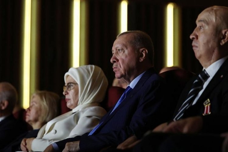 Cumhurbaşkanı Erdoğan 'En Uzun Gece' destanının ilk temsiline katıldı