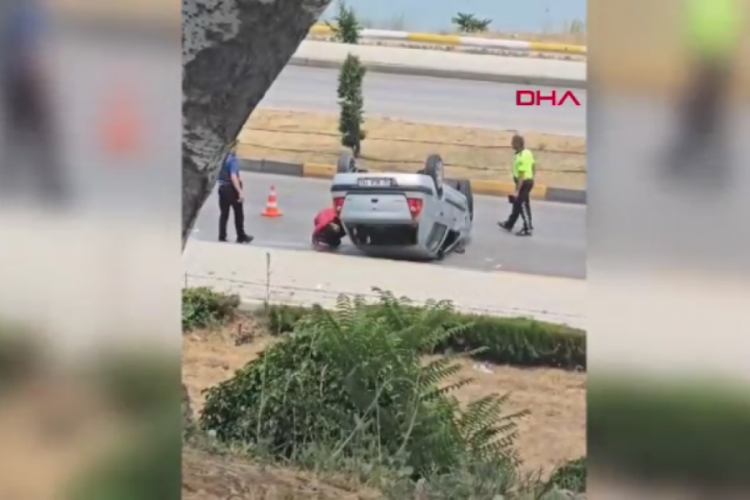 Sürücüyü emniyet kemeri korudu