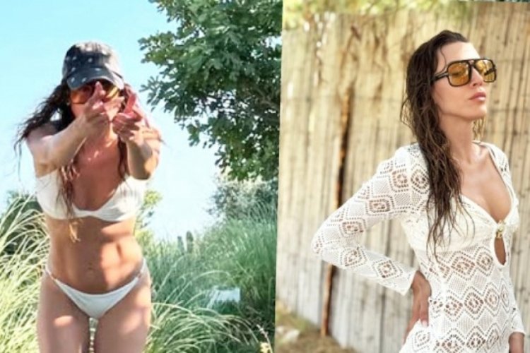 Sinem Kobal'ın tatil pozları
