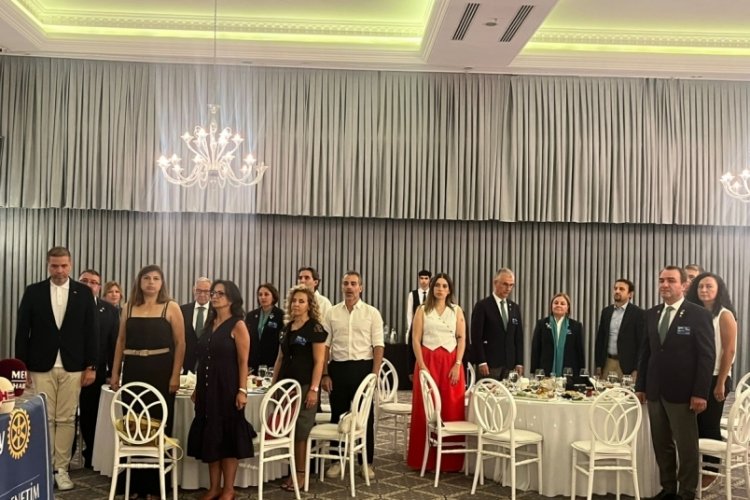 Bursa Rotary Kulübü başkanları yeni dönem projelerini anlattı! 