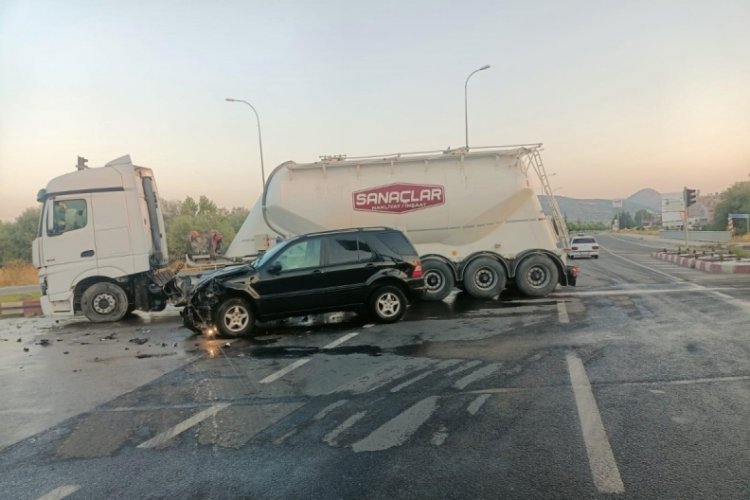 Korkutan kaza! 1 yaralı...