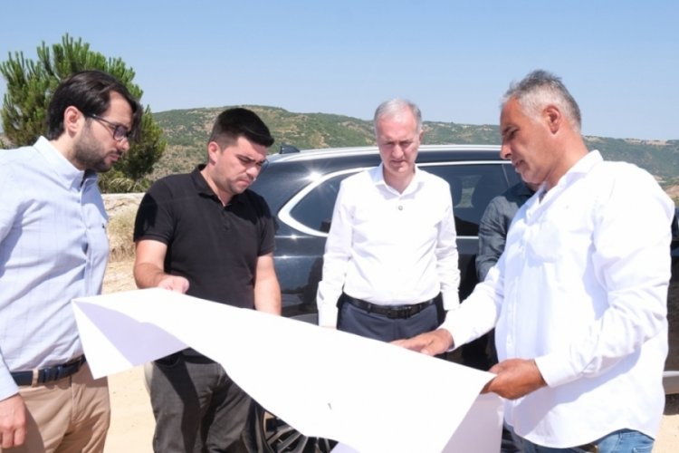 İnegöl Millet Bahçesi'nde çalışmalar tüm hızıyla sürüyor