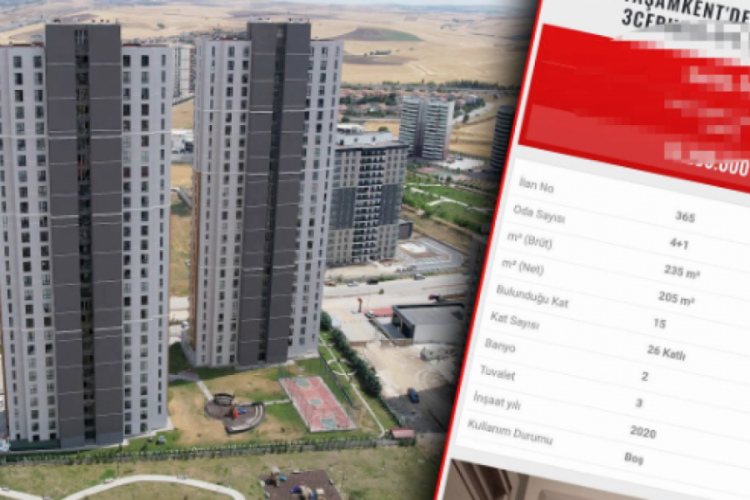 3 kişinin can verdiği bina "Hayata Değer" sloganıyla tanıtıldı! Daire fiyatı 20 milyon lira