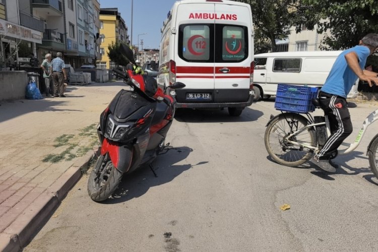 Bursa'da korkutan kaza: 2 yaralı