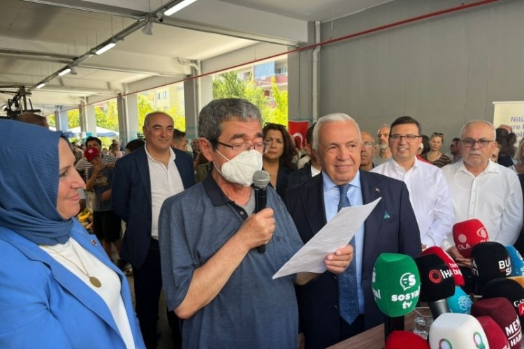 Bursa'da açılışa damga vuran an!