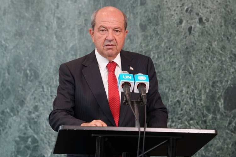 KKTC Cumhurbaşkanı Tatar BM'de konuştu
