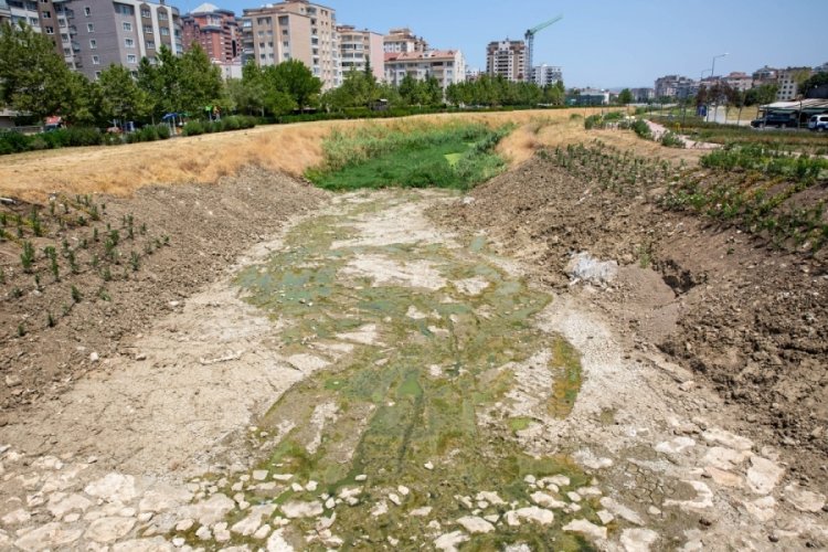 Bursa'da Ayvalı Dere'de temizlik ve ıslah çalışması