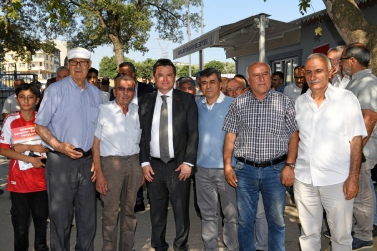 Başkan Erkan Aydın Güneştepe'de vatandaşla buluştu