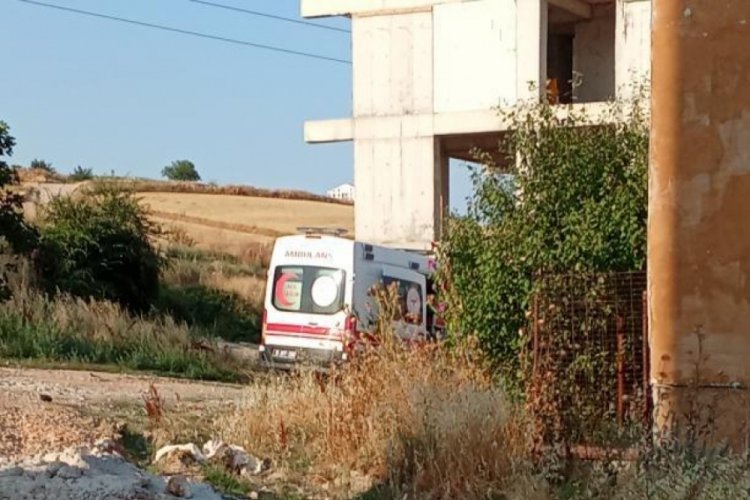 Bursa'da inşaatta feci kaza!