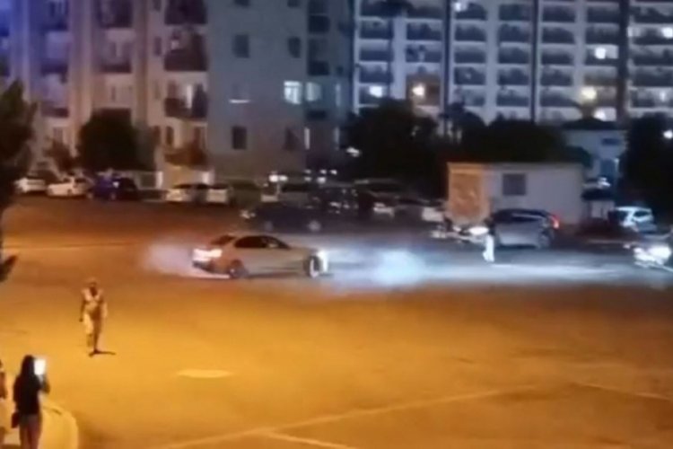Drift atan sürücüye 46 bin TL ceza