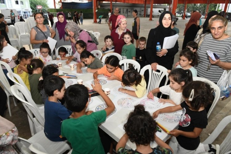 Osmangazi'de yaz etkinliklerinde çocuklar ve aileler doyasıya eğlendi