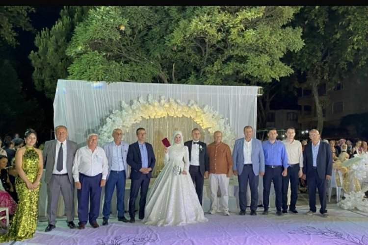 Bursa'da hakim çiftin mutlu günü