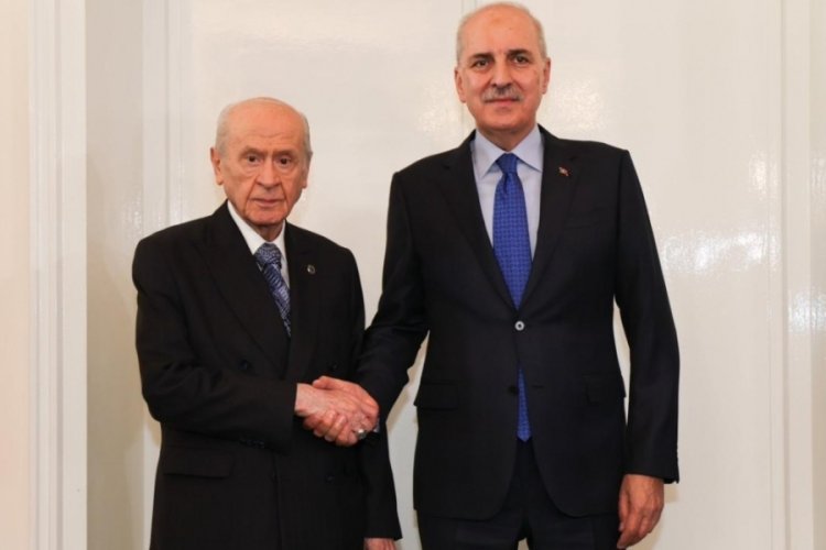 Meclis Başkanı Kurtulmuş'tan MHP lideri Bahçeli'ye ziyaret