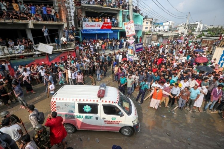Bangladeş'teki uçak kazasında can kaybı 20'ye yükseldi
