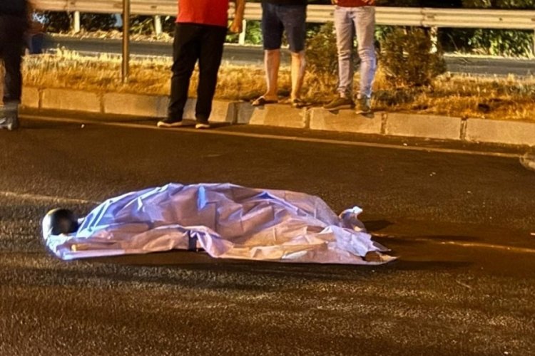 Motosikletten düşen adam hayatını kaybetti