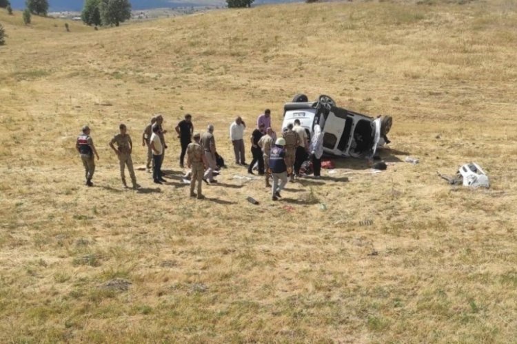 Bingöl'de feci kaza: 1 ölü, 6 yaralı