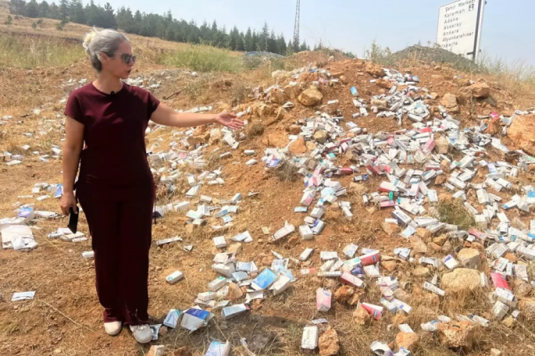 Yol kenarında akıl almaz manzara!