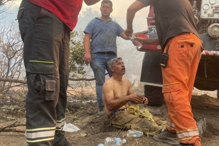 "Yanıyorum" diye feryat eden orman işçisi yoğun bakımda