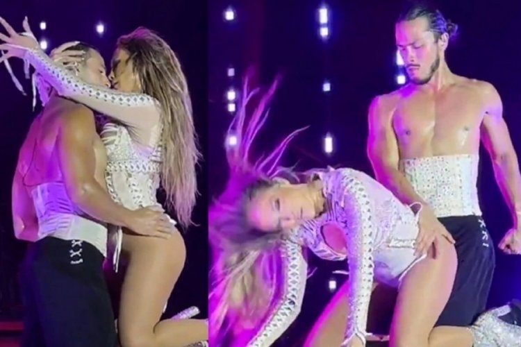 Jennifer Lopez'den nefes kesen şov
