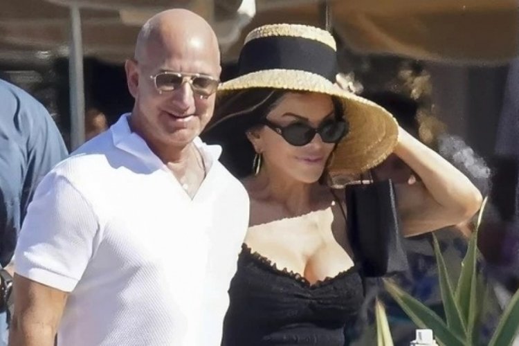 Bezos çiftinin Cannes'da balayı keyfi