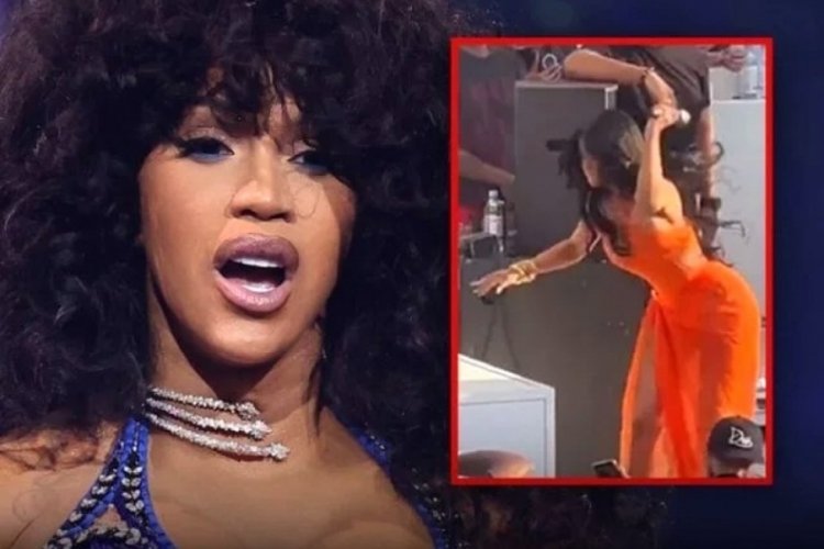 Cardi B'ye mikrofon fırlatma davası