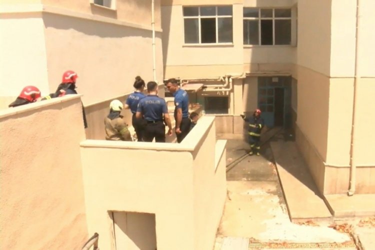 Nişantaşı'nda okul yangını! Öğrenciler tahliye edildi