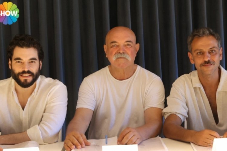  'Veliaht' dizisinin oyuncuları okuma provasında bir araya geldi 
