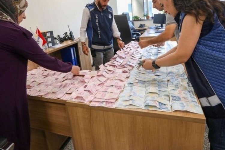 Dilencinin üzerinden 75 bin 950 lira çıktı