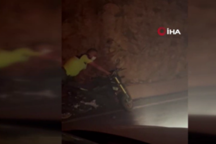 Bursa'da alevlerin arasından böyle kurtuldular!