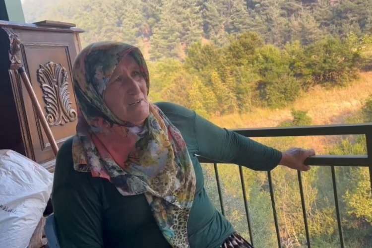 Alevlerin arasından kurtarıldı: "Çocuklarım yanacak diye çok korktum"