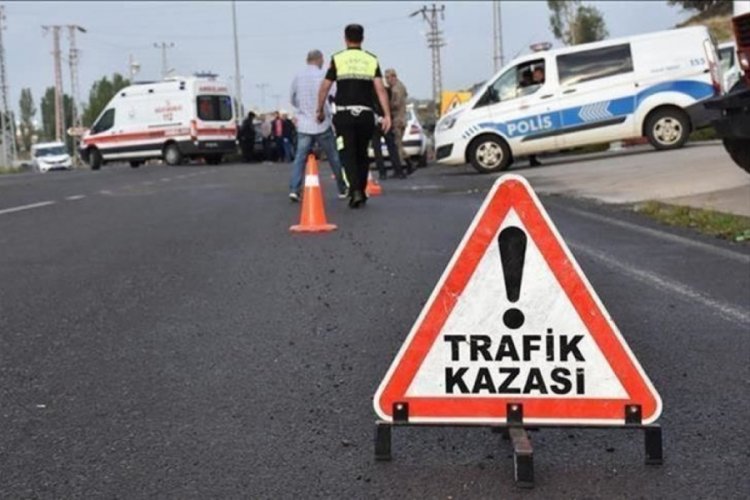 İnegöl'de zincirleme trafik kazası