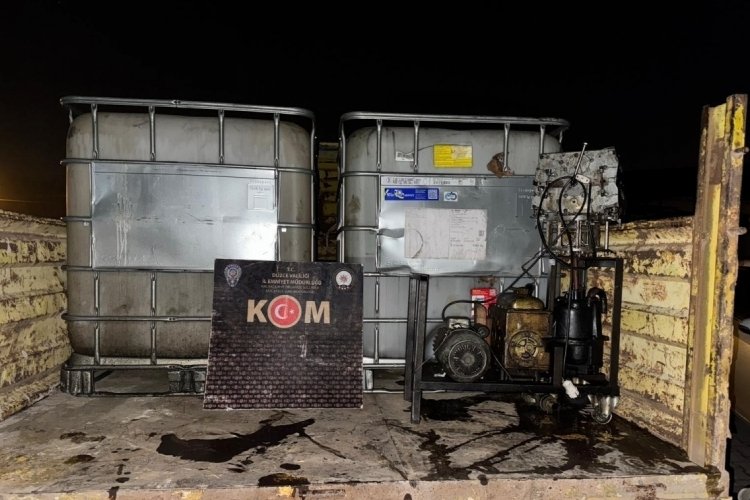 Bin 960 litre kaçak akaryakıt ele geçirildi