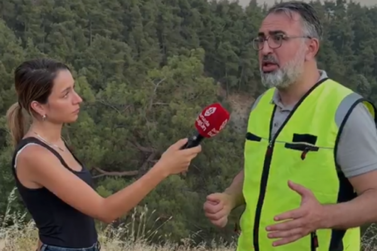 Kestel Ağlaşan Köyü'nde alevlerle mücadele! Başkan Ferhat Erol, bölgeden konuştu...