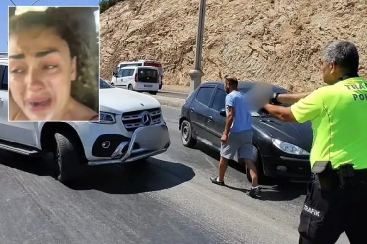 Dilan Çıtak trafikte terör estirdi!
