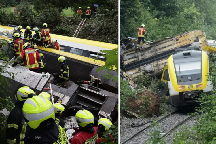Yolcu treni raydan çıktı! Çok sayıda ölü ve yaralı var