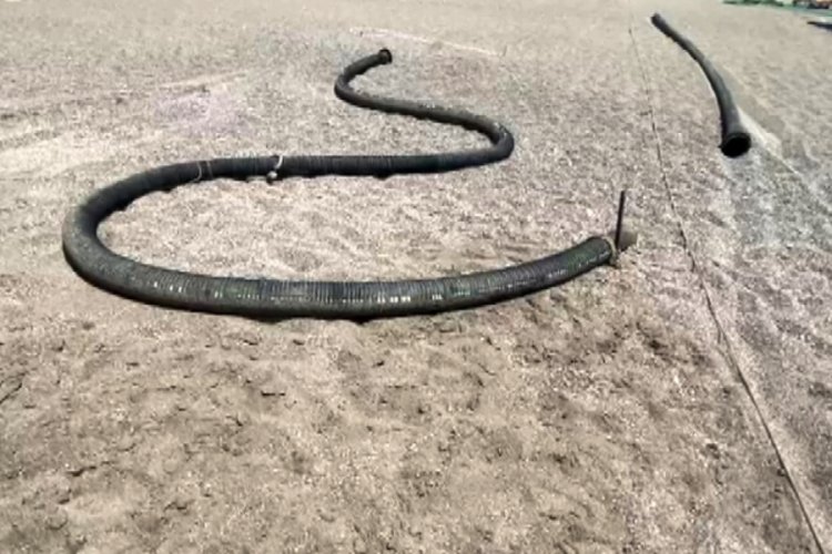 Şaşkına çeviren manzara! Sahile vurdu: 500 metre uzunluğunda