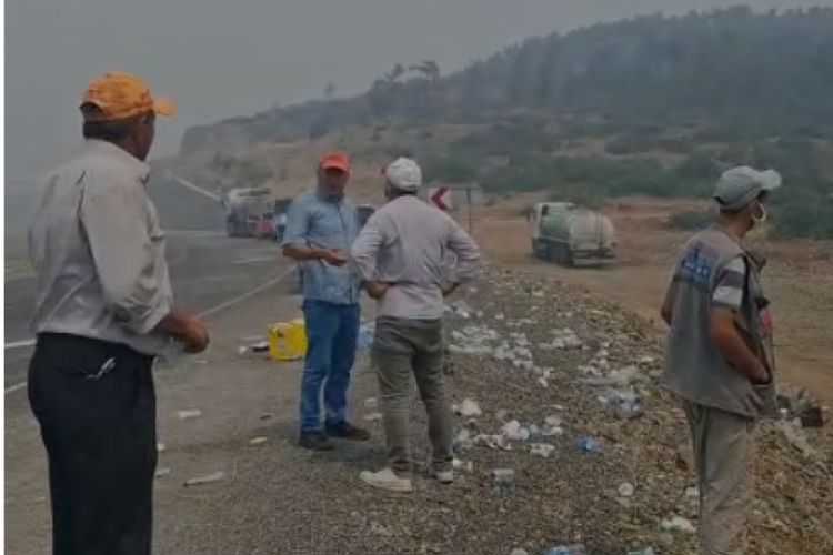 Bursa'da Harmancık yangınında son durum! 