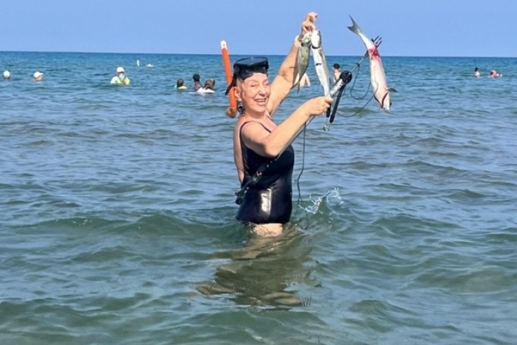 Safiye Doğanay'ın tatil keyfi