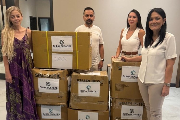 BUSADER'in yardım eli yangın bölgesine ulaştı