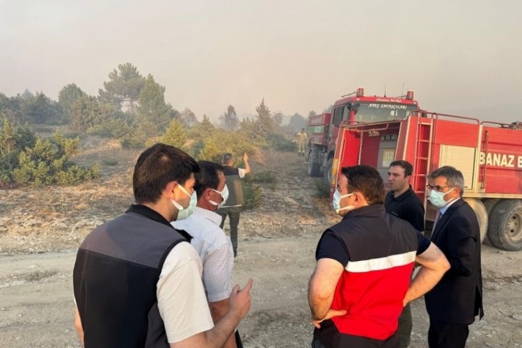 O ildeki orman yangını söndürüldü