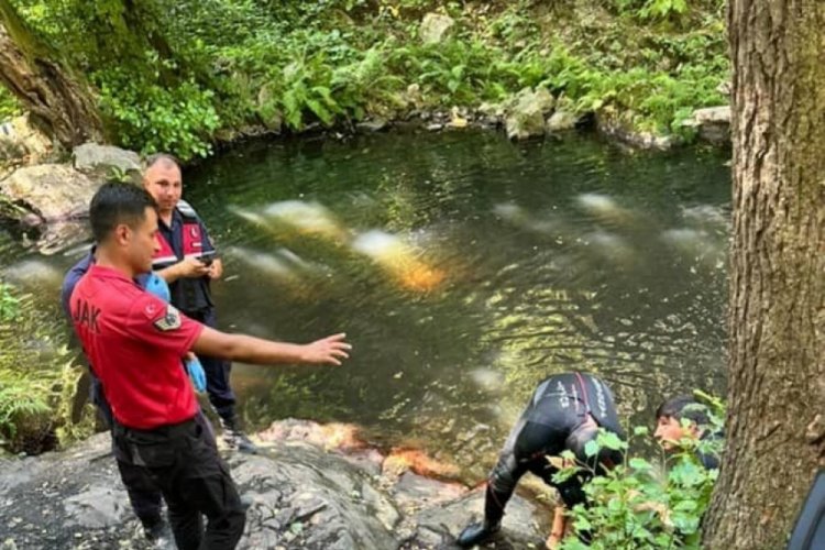 Serinlemek için girdiği şelalede boğuldu