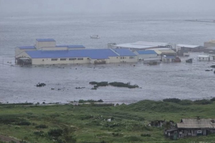 8,8 büyüklüğündeki deprem anı kamerada