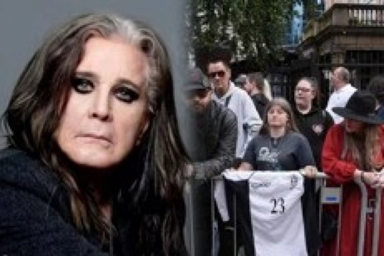 Ozzy Osbourne'a veda: Sokaklar doldu taştı